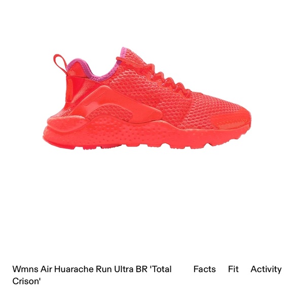 Wmns Air Huarache Run Ultra BR 'Total Crison' Orange/pink - Picture 1 of 13